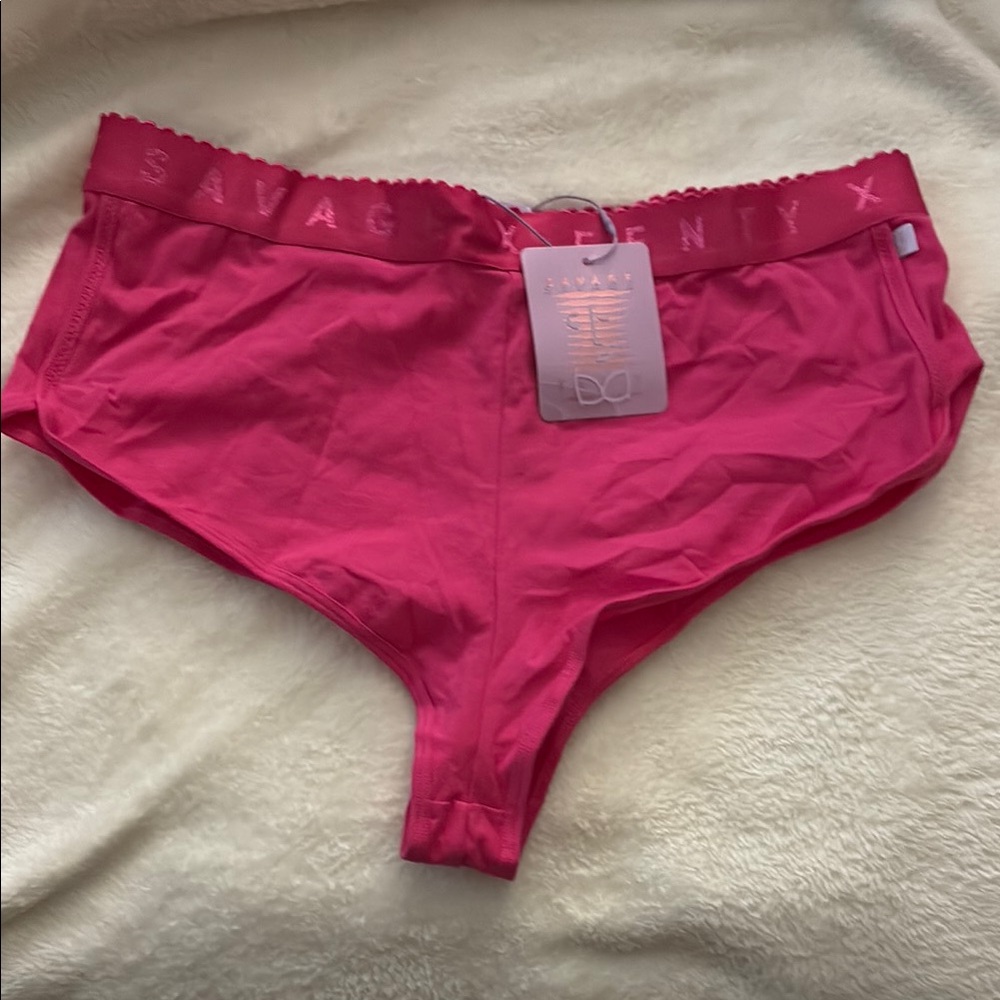 Savage X Fenty Pink Bikini Bottoms
